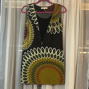 Aryeh Multicolor Geometric Dress